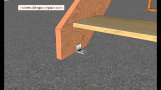 How to Attach Dado Basement Stairs to Floors [upl. by Abe548]