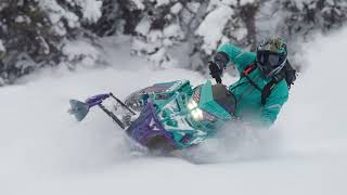 Polaris  Introducing the 325 Series 9 Mountain Track  Polaris Snowmobiles [upl. by Arateehc]