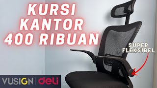 KURSI KANTOR BUDGET TERNYAMAN 2023  Deli Vusign Office Chair E4925 [upl. by Dowell]