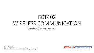 Pathloss and Shadowing Part 1 M2 Wireless Communication [upl. by Robb]