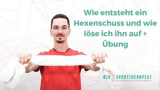 Hexenschuss Sofortentlastung mit einer einfachen Übung und Erklärung zur Entstehung [upl. by Enilram]