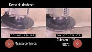 3M™  Disco de Fibra Cubitron™ II 987C vs Disco Fibra Ceramico [upl. by Huan]