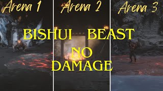 Black Myth Wukong Bishui Beast 3 arena no hitno damage Boss fight [upl. by Sulihpoeht]