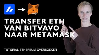 Ethereum overmaken van Bitvavo naar MetaMask wallet  Whitelist  Tutorial [upl. by Maddox848]