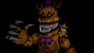 Nightmare Fredbear sings TheLivingTomestone I Got No Time [upl. by Yroggerg]