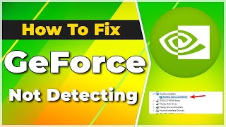 How To Fix GeForce Not Detecting  Finding Games❗2024 Tutorial✅ [upl. by Grigson]