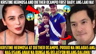 KRISTINE HERMOSA AND DIETHER OCAMPO INILANTAD ANG FIRST BABY NILA NA ITINAGO NG MATAGAL GRABE PALA [upl. by Keese307]