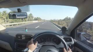 VW AMEO  12 MPI  74 BHP  POV DRIVE 4 Banglore to karur  nh44 nationalhighway volkswagen [upl. by Dibri]