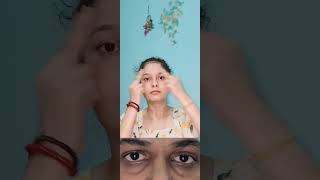 hollowed eyes exercisedark circle skincarefaceexercise ytshorts like share health skincare [upl. by Evelin]