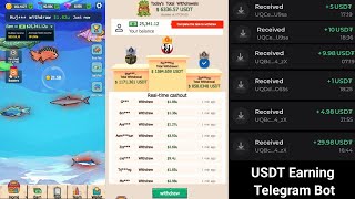 New USDT Earning Telegram Bot  FishMeme Instant Withdrawal [upl. by Lorraine270]