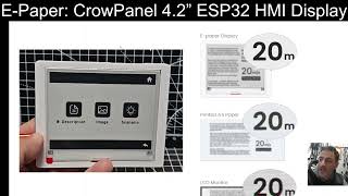 EPaper CrowPanel 42” ESP32 HMI Display [upl. by Etiam]