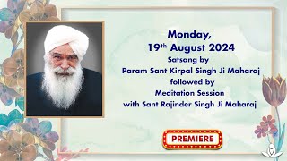 Satsang By Sant Kirpal Singh Ji Maharaj  Aug 19 2024 [upl. by Garzon]