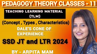 Pedagogy Theory TLMsBy Arpita mam Dales cone of experience LTR SSB TGT RHT Osstet Otet CTET [upl. by Darice]