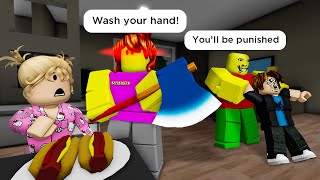 A WEIRD STRICT DAD MOM RULES 😠 Roblox Brookhaven 🏡 RP  Funny Moments [upl. by Ynolem]