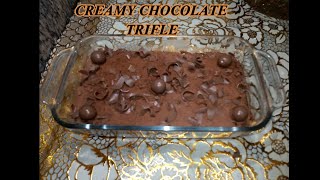 creamy chocolate trifle Recipe  Street Rasoi [upl. by Surovy463]