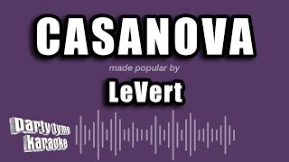 LeVert  Casanova Karaoke Version [upl. by Rhtaeh]