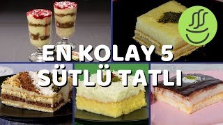 SÜTLÜ TATLILAR✔️  Birbirinden Kolay Ve Lezzetli🥛SÜTLÜ TATLI TARİFLERİ [upl. by Efioa677]