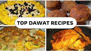 PERFECT DAWAT RECIPES SHAMI KABAB RECIPE FRUIT DELIGHT CHARGHA CHICKEN FRIED RICE [upl. by Stace122]