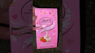 Lindt Lindor Strawberries and Cream White Chocolate Truffles reviewtaste test [upl. by Jud]