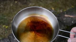 Seasoning A Stainless Steel Fry Pan [upl. by Bolton]