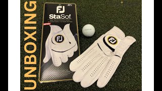 Unboxing the No 1 Glove in Golf StaSof [upl. by Afirahs287]