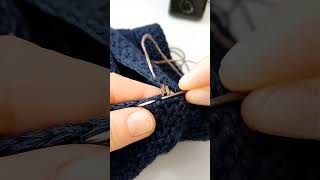 Mattress Stitch How to sew knitted or crochet pieces handmade [upl. by Anivla]