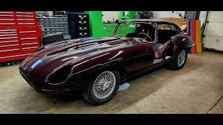 The Bonnet Is On It 1963 Jaguar XKE Series 1 FHC Ultra Rare Color [upl. by Fabron741]