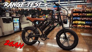 Cycrown CycHunter Dual Battery  RANGE TEST  NIGHT RIDE [upl. by Betsey]