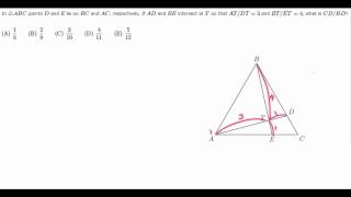 Mass Points Geometry Part 1 [upl. by Yeniar]