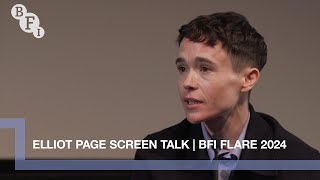 Elliot Page on acting producing identity and representation in film  BFI Flare 2024 Screen Talk [upl. by Iew]