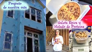 Vlog Progreso de nuestra casa  Helado de Proteina [upl. by Obla227]