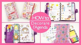 How To Come Decorare L Agenda Filofax Saffiano Personal [upl. by Lebazi]