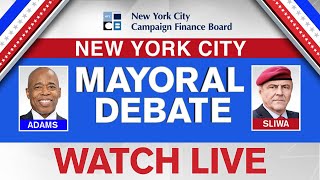 NYC Mayoral Debate Livestream [upl. by Donoho]