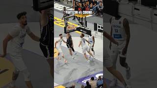 Balsa Koprivica zakucavanje partizan basketball dunk [upl. by Htebi]