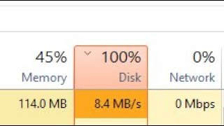 How to fix 100 disk usage in Windows 10 [upl. by Dudden]