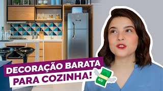 6 TRUQUES BARATOS PRA DECORAR A COZINHA  DicaDaPâ [upl. by Niliak167]