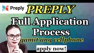 PREPLY full application process gamit ang cellphone kegwa [upl. by Eihpos]