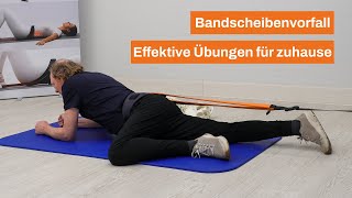 Bandscheibenvorfall  Effektive Übungen für zuhause [upl. by Dagmar328]