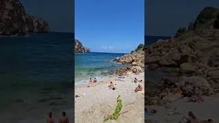 Cala Rossa a Terrasini la spiaggia dei 100 gradini [upl. by Yerffoeg]