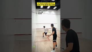 Squash Essentials EP52 5 tips to play better volley drive squashcoach squash 壁球 squashlife [upl. by Eerrehs77]