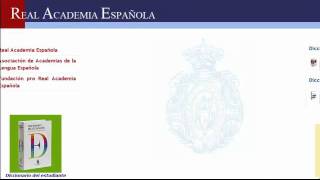 Diccionario Online Real Academia Española [upl. by Yriek]