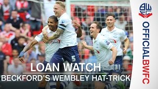 LOAN WATCH  Jermaine Beckfords Wembley hattrick [upl. by Sheree]