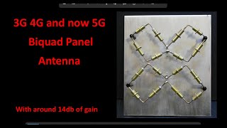 3G 4G and now 5G Biquad Panel Antenna [upl. by Idnar]