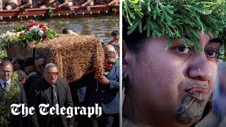 Maori king laid to rest as new queen crowned [upl. by Anivahs]