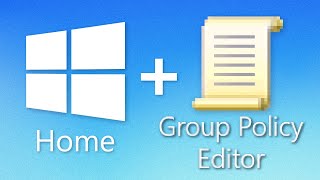 How to ACTUALLY Get Group Policy Editor in Windows Home Edition 10 amp 11 [upl. by Niwdla795]