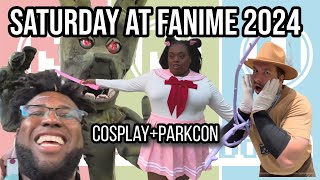 Fanime 2024 day 2 Cosplay Vlog Saturday  ParkCon [upl. by Kurman]