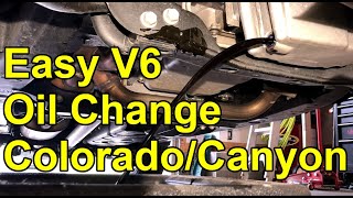 HOW TO Change Engine Oil on a 20152022 V6 Chevy Colorado  GMC Canyon The Best on YT [upl. by Nazler]