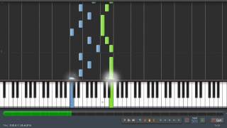 The First Noel  Piano Tutorial 50 Speed Synthesia  Sheet Music amp MIDI [upl. by Hcaz]