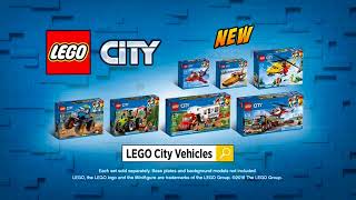 Lego City 2018 Vehicles Commercial [upl. by Irtak729]