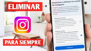 Como eliminar cuenta de Instagram [upl. by Deborah]